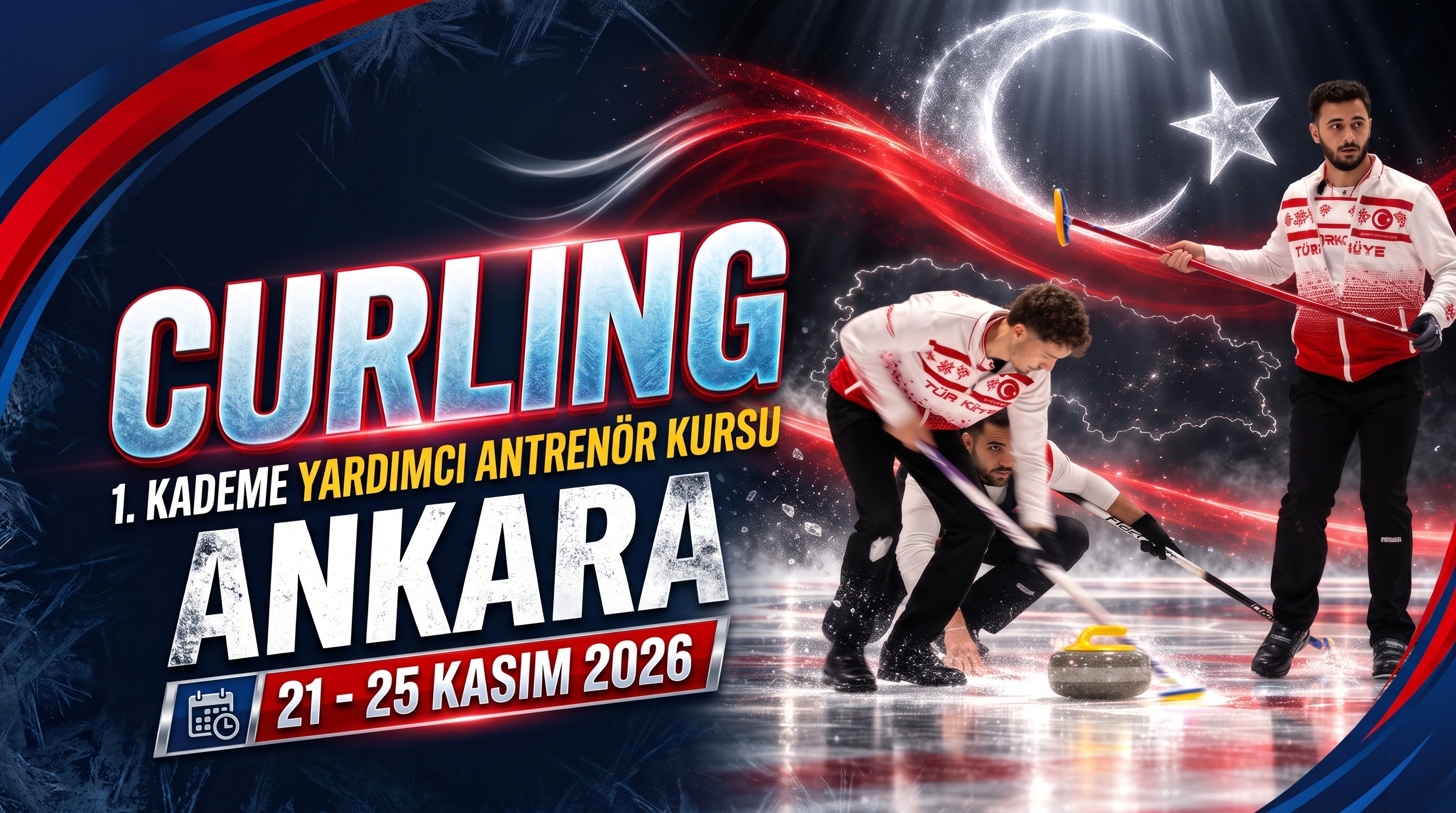Curling 1. Kademe Yardımcı Antrenör Kursu Ankara’da Düzenlenecektir
