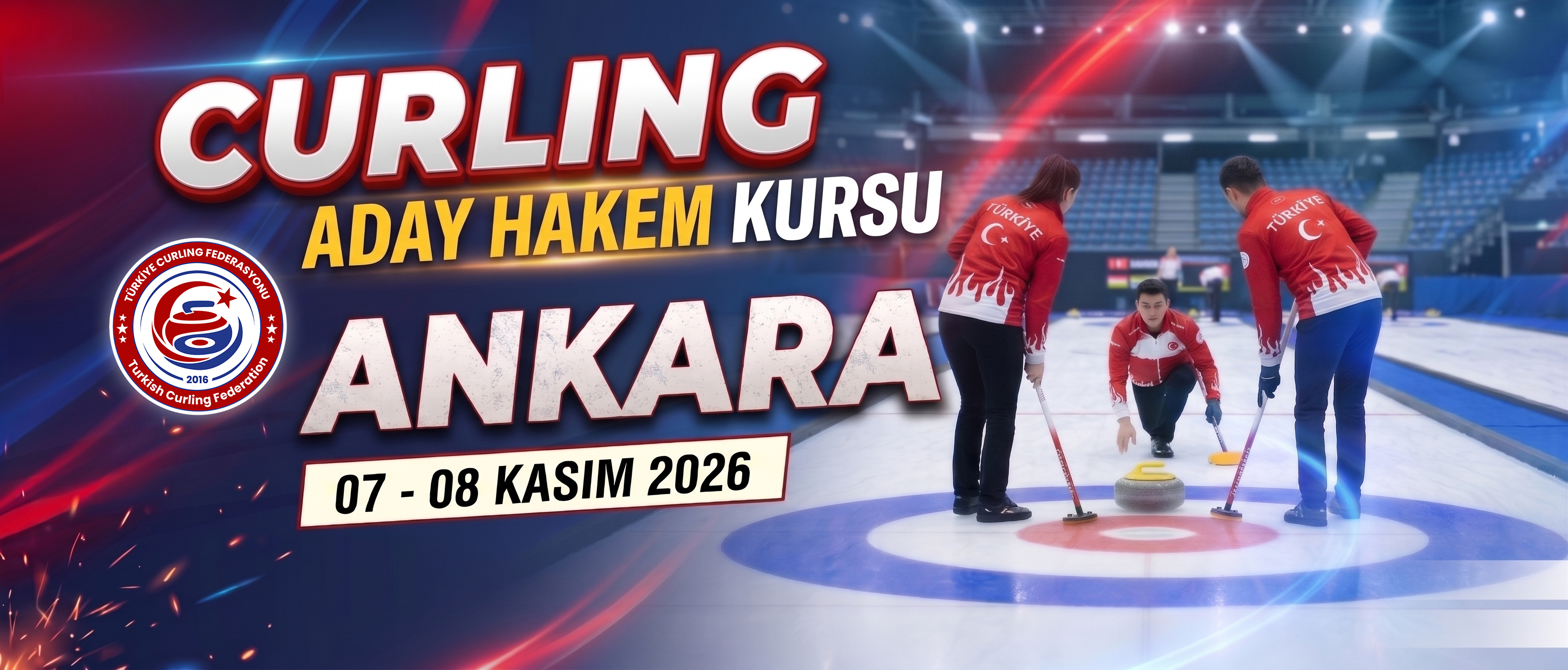 Curling Aday Hakem Kursu Ankara İlinde Düzenlenecektir